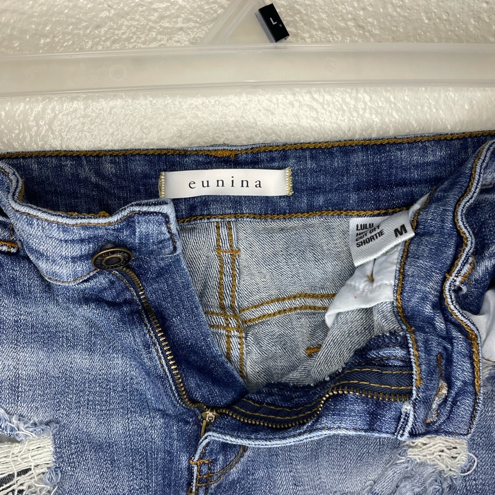 Eunina Jean Shorts || SIZE M || Faded Blue